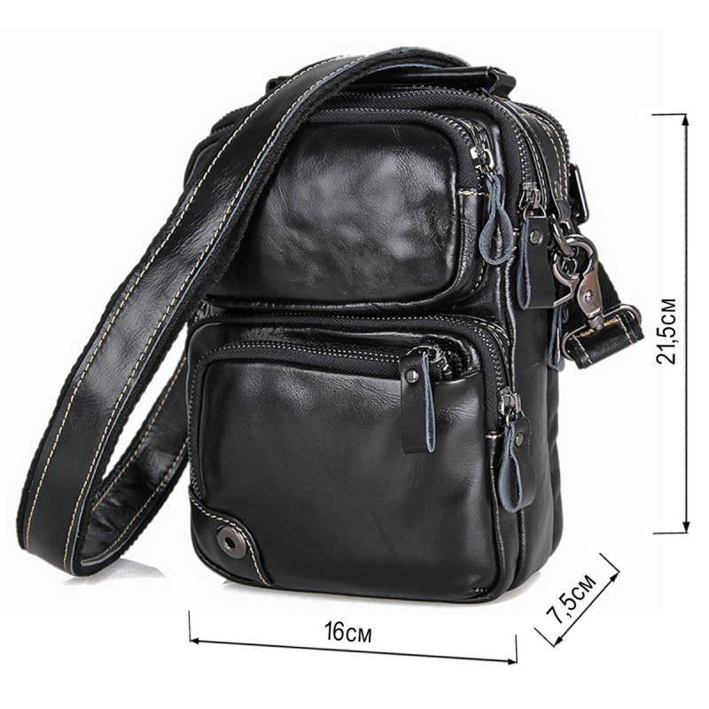 Сумка мужская Vintage Черная