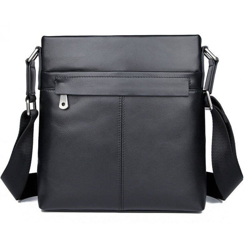 Сумка мужская в гладкой коже Vintage Черная