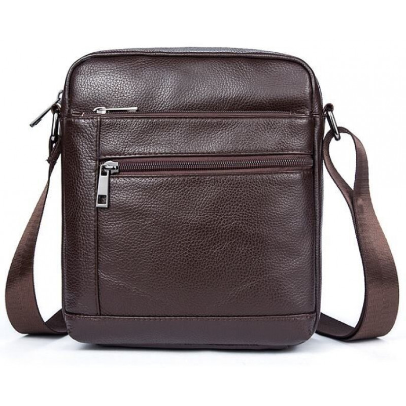 Сумка мужская компактная Vintage Коричневая