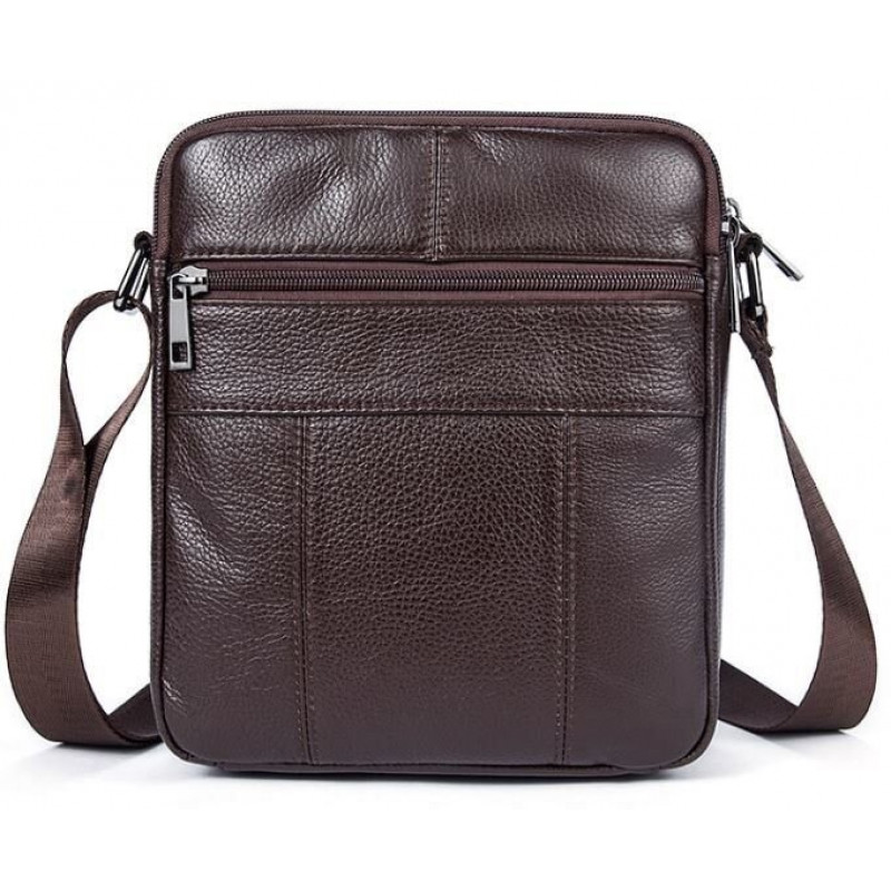 Сумка мужская компактная Vintage Коричневая
