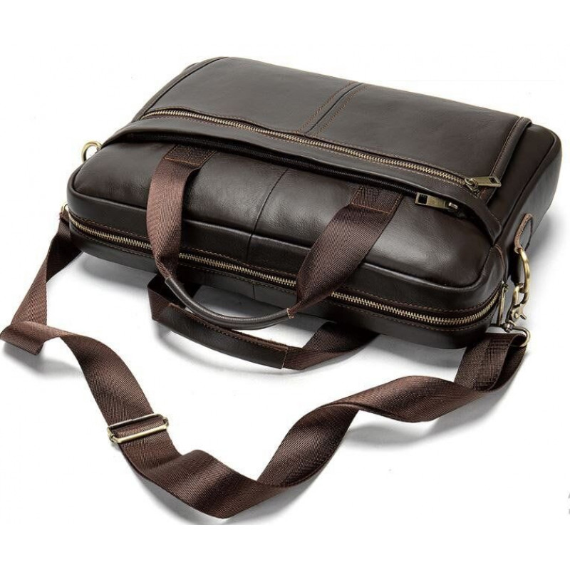 Сумка мужская под ноутбук Vintage Коричневая