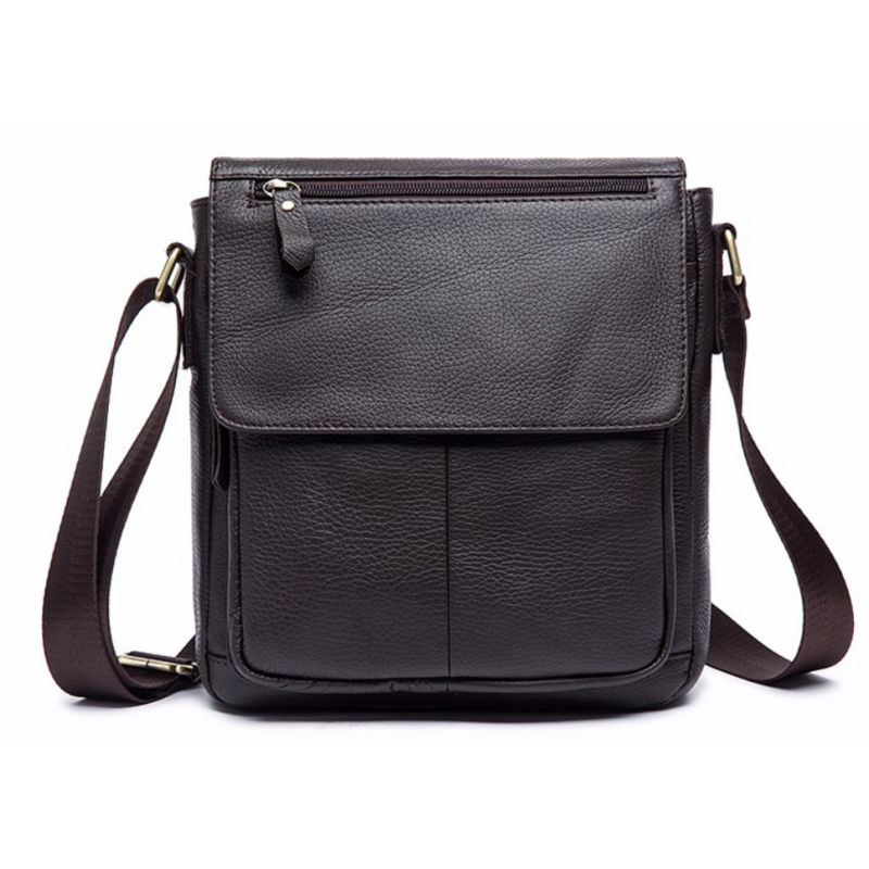 Сумка через плечо из кожи Vintage Коричневая