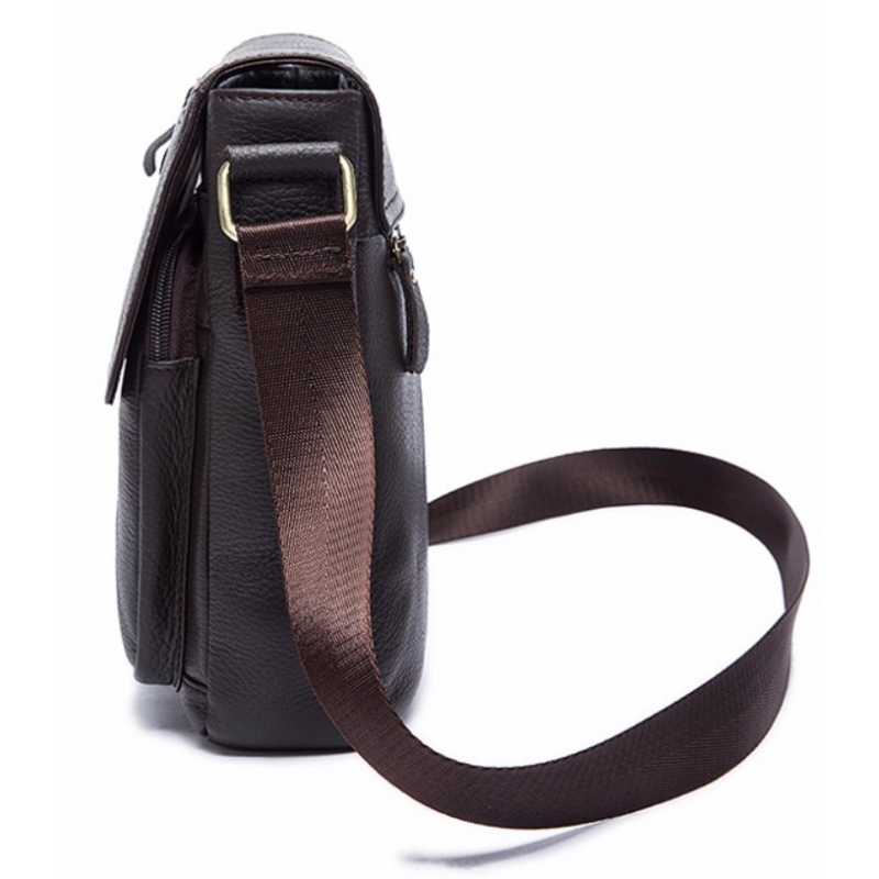 Сумка через плечо из кожи Vintage Коричневая