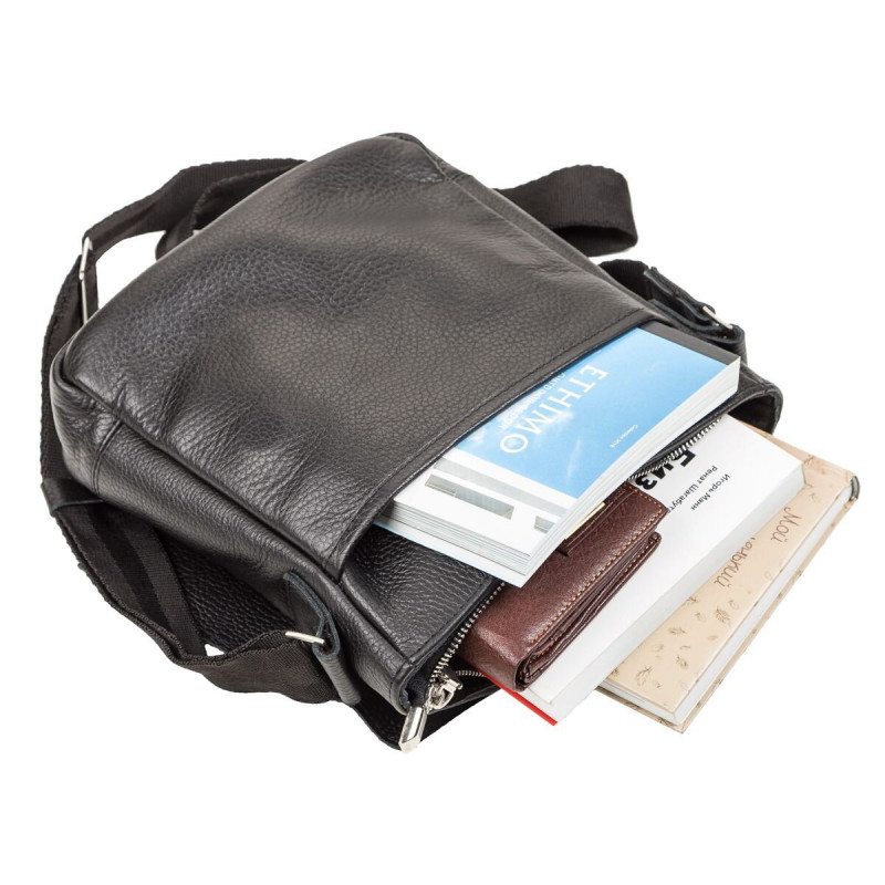 Сумка SHVIGEL з натуральної шкіри Чорна