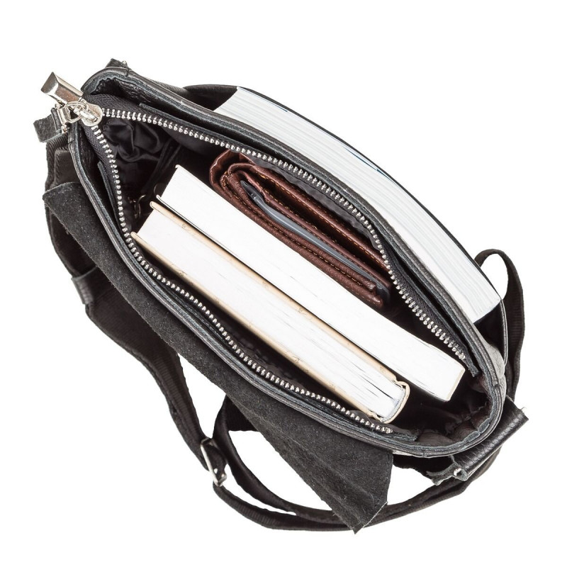 Сумка SHVIGEL з натуральної шкіри Чорна