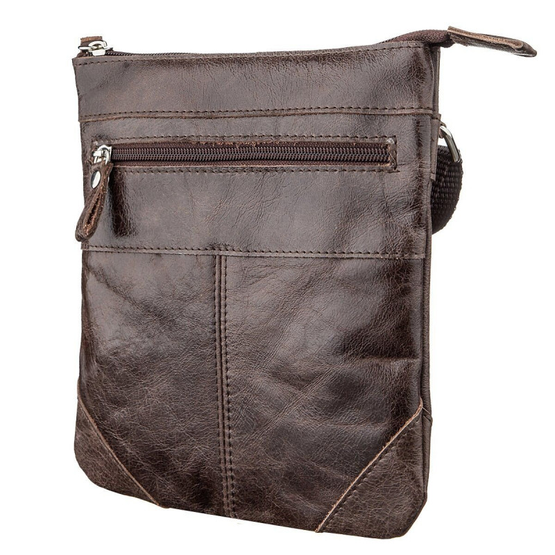 Сумка SHVIGEL з натуральної шкіри Коричнева