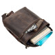 Сумка мужская SHVIGEL кожаная Коричневая