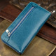 Жіночий клатч-візитниця ST Leather Блакитний