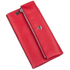 Женский кожаный кошелек ST Leather Красный