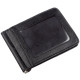 Кожаный мужской зажим на магните ST Leather Черный