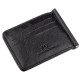 Кожаный мужской зажим на магните ST Leather Черный