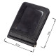 Кожаный мужской зажим на магните ST Leather Черный