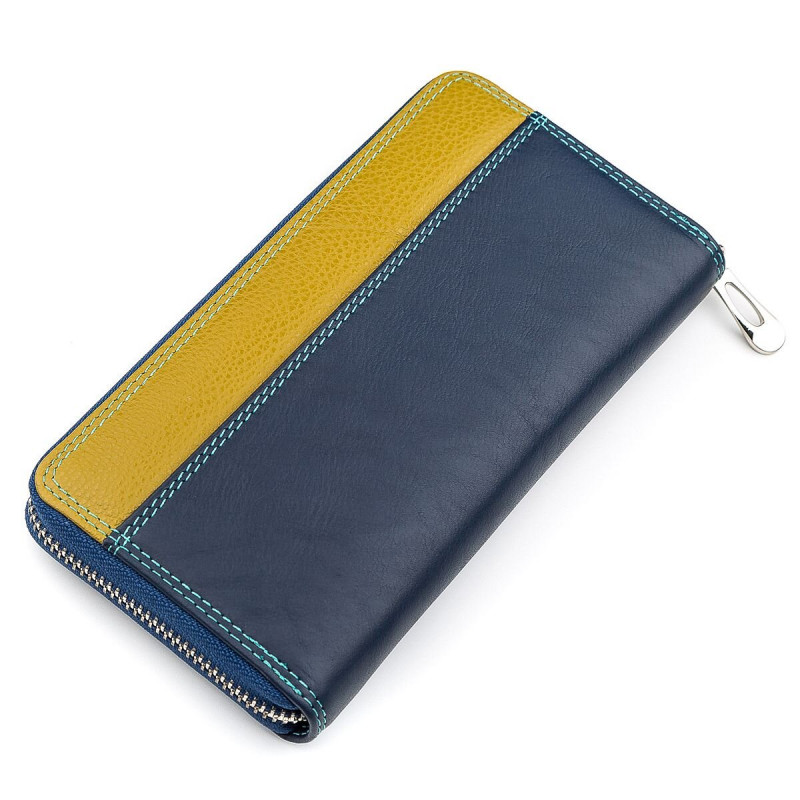 Гаманець жіночий ST Leather (SB) на блискавці Синій
