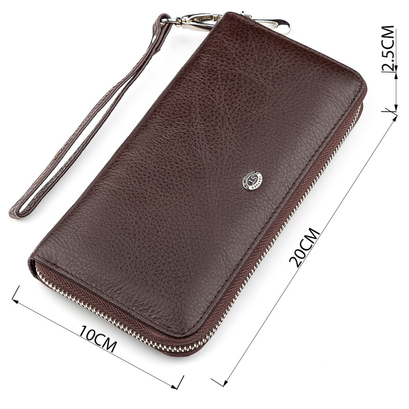 Гаманець жіночий ST Leather (ST-) шкіряний Коричневий