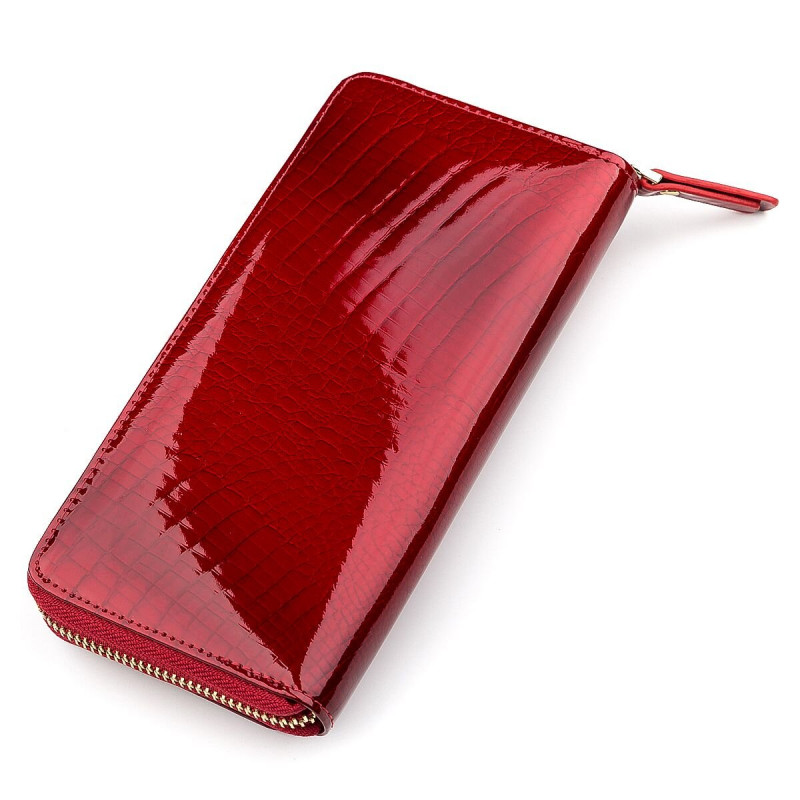 Кошелек женский ST Leather (SA) вместительный Красный