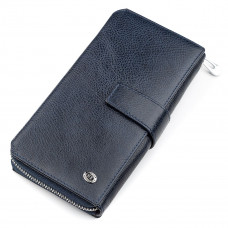 Мужской кошелек ST Leather (ST) кожа Синий