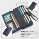 Мужской кошелек ST Leather (ST) кожа Синий