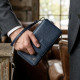 Мужской кошелек ST Leather (ST) кожа Синий