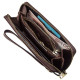Чоловічий шкіряний клатч для карток купюр та документів SHVIGEL Коричневий