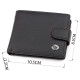 Мужской кошелек ST Leather (ST) кожаный Черный