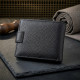 Мужской кошелек ST Leather (ST) кожаный Черный