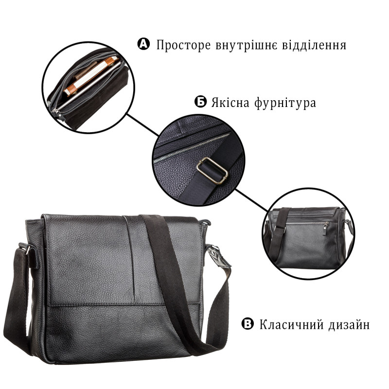 Сумка SHVIGEL Черная