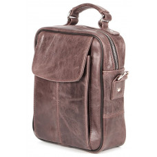 Сумка SHVIGEL кожаная Коричневая
