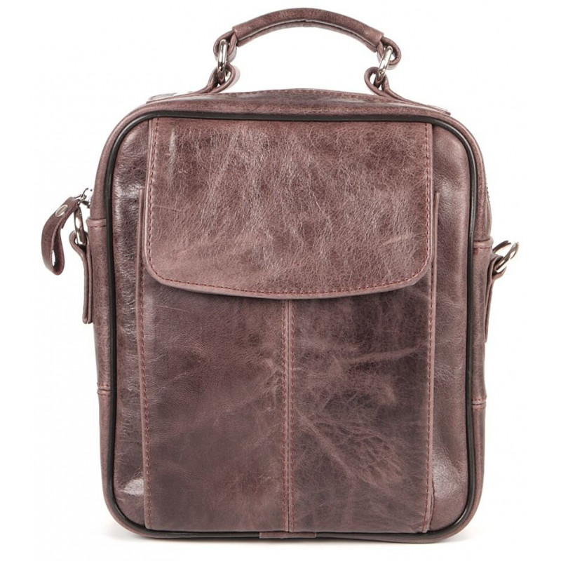 Сумка SHVIGEL кожаная Коричневая