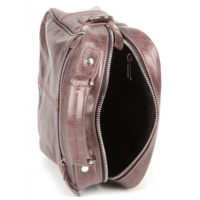 Сумка SHVIGEL кожаная Коричневая