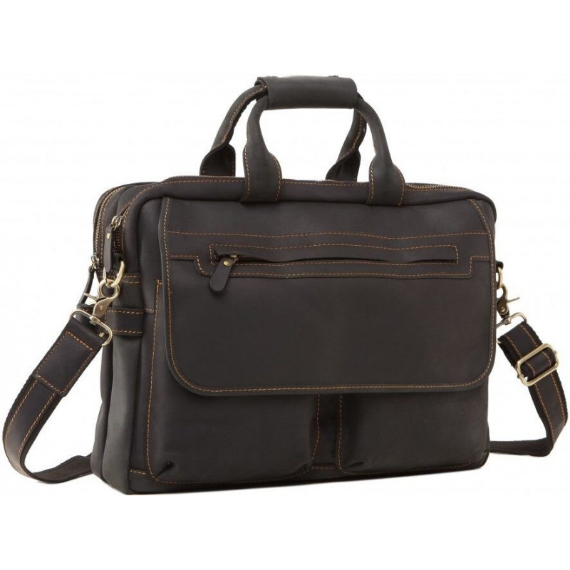 Сумка Vintage из винтажной кожи Коричневая