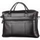 Сумка мужская SHVIGEL из кожи Черная