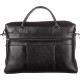 Сумка мужская SHVIGEL из кожи Черная