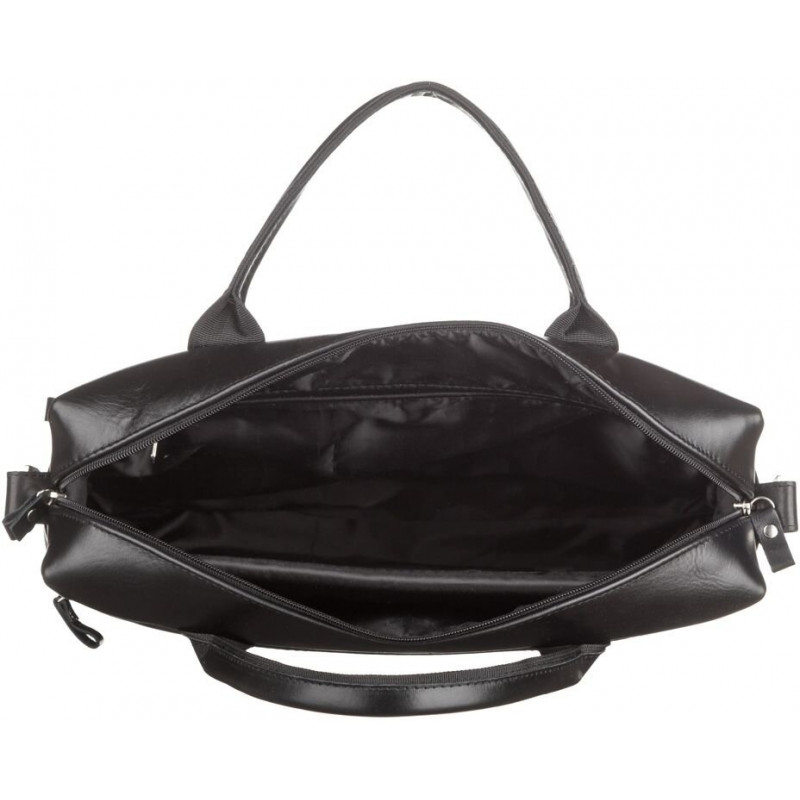 Сумка мужская SHVIGEL из кожи Черная