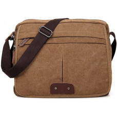 Сумка чоловіча Vintage текстильна Коричнева