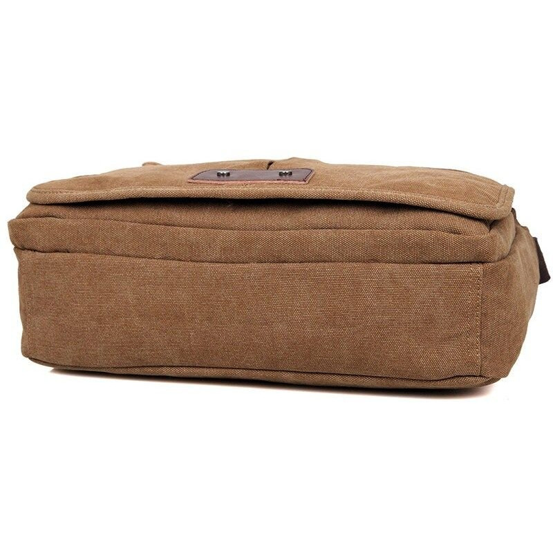 Сумка чоловіча Vintage текстильна Коричнева