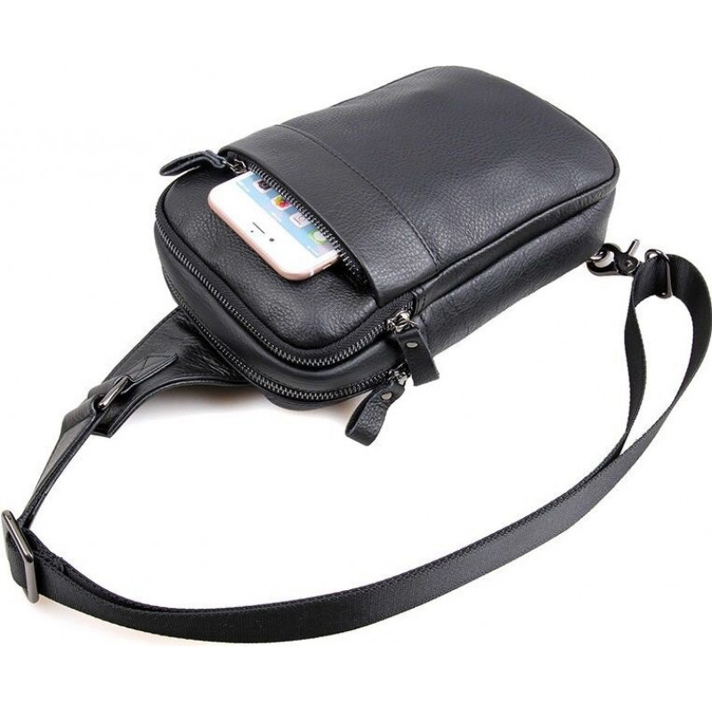 Сумка чоловіча Vintage Чорна