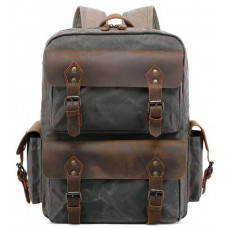 Туристический рюкзак canvas Vintage Болотный