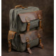 Туристический рюкзак canvas Vintage Болотный