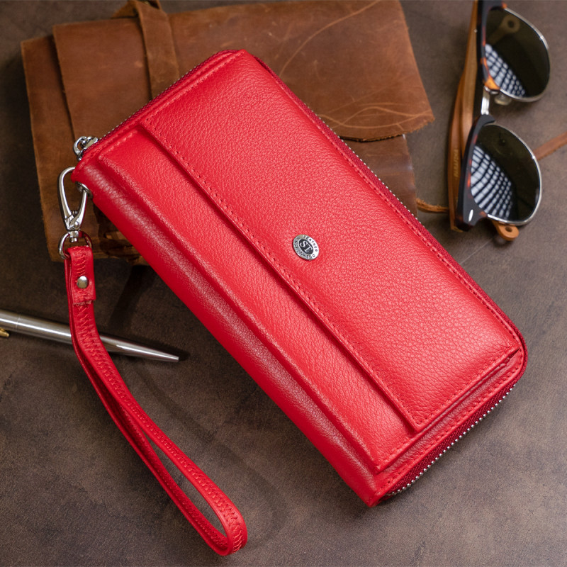 Кошелек женский ST Leather Красный