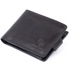 Портмоне горизонтальне Amico на магніті на два відділення GRANDE PELLE Чорне