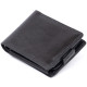 Портмоне горизонтальне Amico на магніті на два відділення GRANDE PELLE Чорне