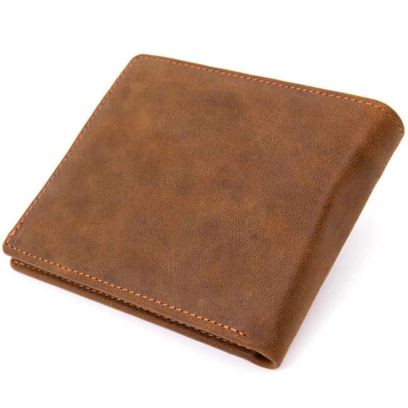 Портмоне унісекс матове Vintage Коричневе