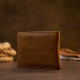 Портмоне унісекс матове Vintage Коричневе