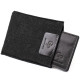 Мужской кожаный зажим для денег GRANDE PELLE Черный