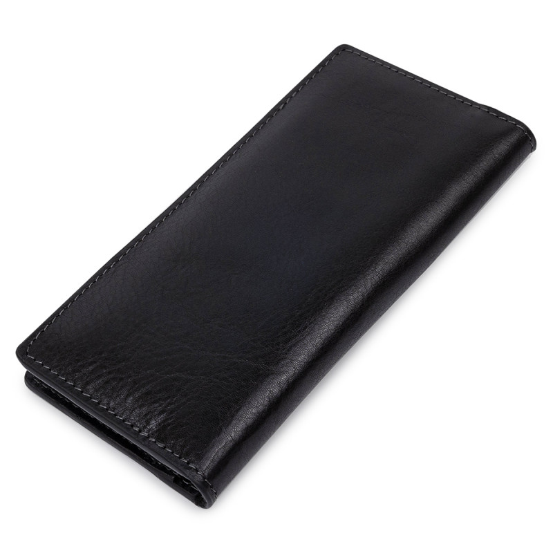 Практичне чоловіче портмоне GRANDE PELLE Чорний