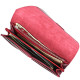 Чудовий шкіряний жіночий гаманець Grande Pelle Бордовий