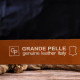 Качественный ремень для мужчин из натуральной кожи Grande Pelle Рыжий