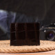 Миниатюрное мужское портмоне из натуральной фактурной кожи CANPELLINI Коричневое