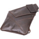 Стильна чоловіча сумка на плечі із натуральної шкіри GRANDE PELLE Коричнева