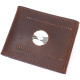 Надійний шкіряний затискач для грошей з тримачем Apple AirTag GRANDE PELLE Коричневий